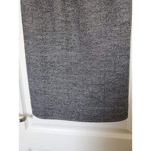 Vintage Milly of New York Wool Silk Suede Tweed Gold Chain Sheath Dress, Size 2 - Picture 7 of 13